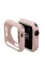 Newface Apple Watch 40mm Silikon Alt Kasa - Pudra resmi