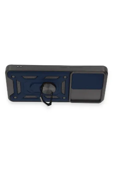 Newface Xiaomi Mi 12T Pro Kılıf Pars Lens Yüzüklü Silikon - Lacivert resmi