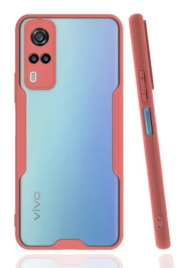 Newface Vivo Y53S Kılıf Platin Silikon - Pembe resmi