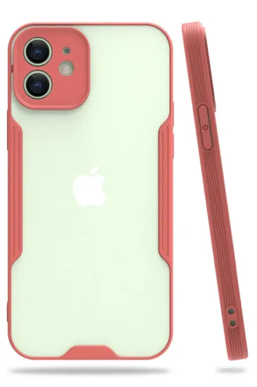 Newface iPhone 12 Mini Kılıf Platin Silikon - Pembe resmi