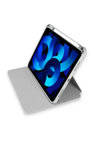 Newface iPad 10.2 (7.nesil) Kılıf Starling 360 Kalemlikli Tablet Kılıf - Gri resmi