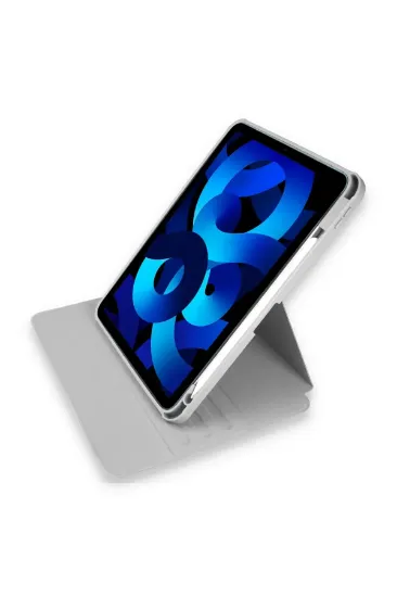 Newface iPad 10.2 (7.nesil) Kılıf Starling 360 Kalemlikli Tablet Kılıf - Gri resmi