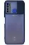 Newface İnfinix Hot 9 Kılıf Palm Buzlu Kamera Sürgülü Silikon - Lacivert resmi