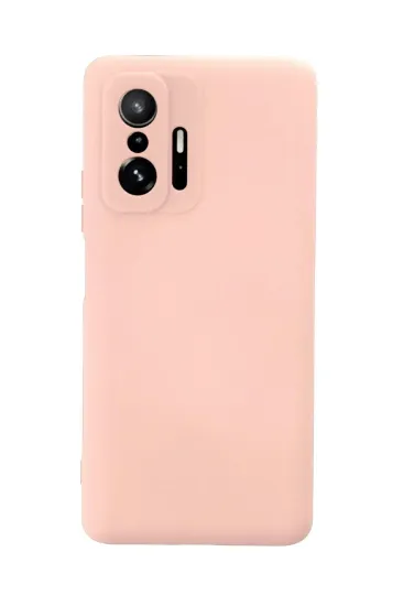 Newface Xiaomi Mi 11T Pro Kılıf Nano içi Kadife Silikon - Pudra resmi