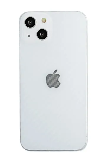 Newface iPhone 13 Kılıf Karbon PP Silikon - Şeffaf resmi