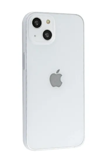 Newface iPhone 13 Kılıf Karbon PP Silikon - Şeffaf resmi