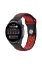Newface Watch 22mm Spor Delikli Kordon - Siyah-Kırmızı resmi