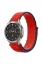 Newface Watch 22mm Hasırlı Cırtcırtlı Kordon - Kırmızı resmi