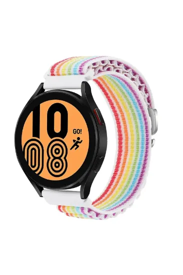 Newface Watch 20mm KR410 Kumaş Kordon - Gökkuşağı resmi