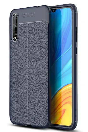 Newface Huawei P Smart S Kılıf Auto Focus Kapak - Lacivert resmi