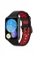 Newface Huawei Watch Fit 2 Spor Delikli Kordon - Siyah-Kırmızı resmi
