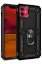 Newface iPhone 11 Kılıf Sofya Yüzüklü Silikon Kapak - Siyah resmi