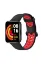 Newface Xiaomi Redmi Watch 2 Spor Delikli Kordon - Siyah-Kırmızı resmi