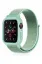 Newface Apple Watch 38mm Hasırlı Cırtcırtlı Kasalı Kordon - Turkuaz resmi