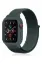 Newface Apple Watch 42mm Hasırlı Cırtcırtlı Kasalı Kordon - Haki Yeşil resmi