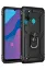 Newface Huawei Y6P Kılıf Sofya Yüzüklü Silikon Kapak - Siyah resmi