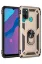 Newface Huawei Y6P Kılıf Sofya Yüzüklü Silikon Kapak - Gold resmi