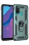 Newface Huawei Y6P Kılıf Sofya Yüzüklü Silikon Kapak - Yeşil resmi