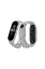 Newface Xiaomi Mi Band 6 Spor Delikli Kordon - Gri-Kırmızı resmi