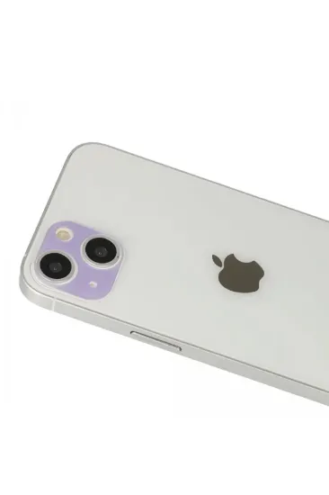 Newface iPhone 13 Rainbow Kamera Lens Koruma Cam - Mor resmi