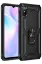 Newface Xiaomi Redmi 9A Kılıf Sofya Yüzüklü Silikon Kapak - Siyah resmi