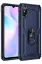 Newface Xiaomi Redmi 9A Kılıf Sofya Yüzüklü Silikon Kapak - Lacivert resmi