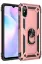 Newface Xiaomi Redmi 9A Kılıf Sofya Yüzüklü Silikon Kapak - Rose resmi