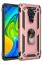 Newface Xiaomi Redmi Note 9 Kılıf Sofya Yüzüklü Silikon Kapak - Rose resmi