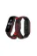 Newface Xiaomi Mi Band 7 Spor Delikli Kordon - Siyah-Kırmızı resmi