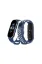 Newface Xiaomi Mi Band 4 Spor Delikli Kordon - Lacivert-Beyaz resmi