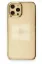 Newface iPhone 12 Pro Max Kılıf Element Silikon - Gold resmi