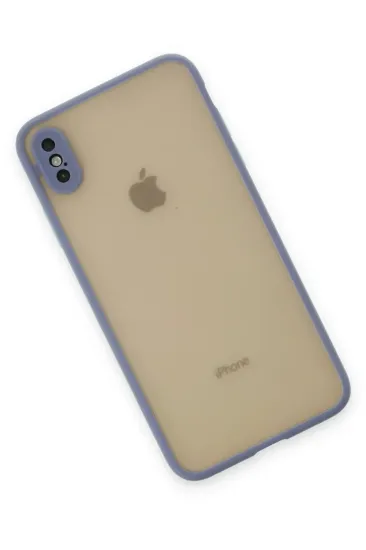 Newface iPhone X Kılıf Montreal Silikon Kapak - Gri resmi