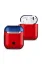 Newface Airpods 2 (2.nesil) 3in1 Kılıf - Kırmızı-Lacivert resmi