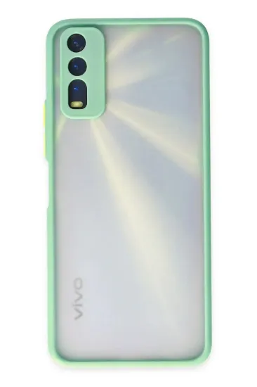 Newface Vivo Y11S Kılıf Montreal Silikon Kapak - Turkuaz resmi
