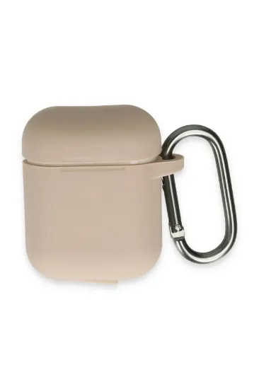 Newface Airpods 2 (2.nesil) Hang Kılıf - Pudra resmi