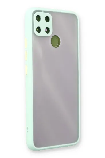 Newface Realme C25 Kılıf Montreal Silikon Kapak - Turkuaz resmi