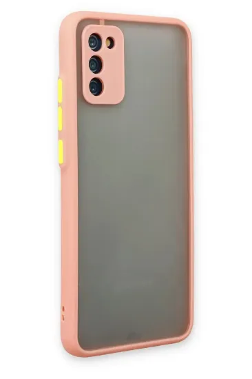 Newface Samsung Galaxy A02S Kılıf Montreal Silikon Kapak - Pembe resmi