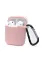 Newface Airpods 2 (2.nesil) Sert Silikon Kılıf - Pudra resmi