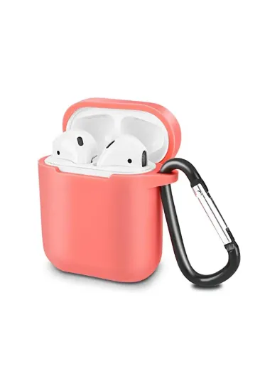 Newface Airpods 2 (2.nesil) Sert Silikon Kılıf - Fuşya resmi