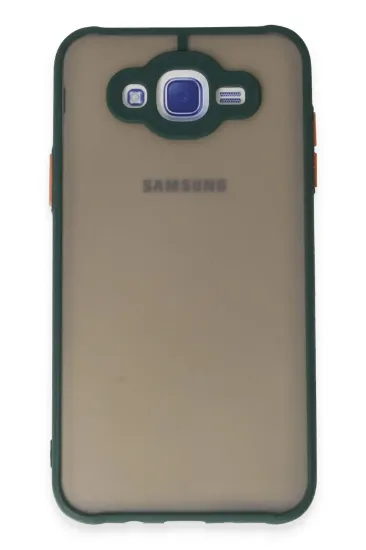 Newface Samsung Galaxy J7 Kılıf Montreal Silikon Kapak - Yeşil resmi