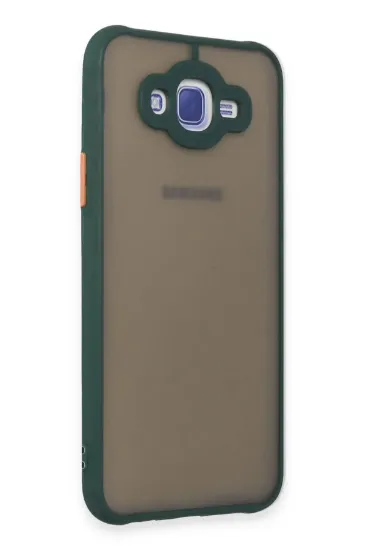 Newface Samsung Galaxy J7 Kılıf Montreal Silikon Kapak - Yeşil resmi