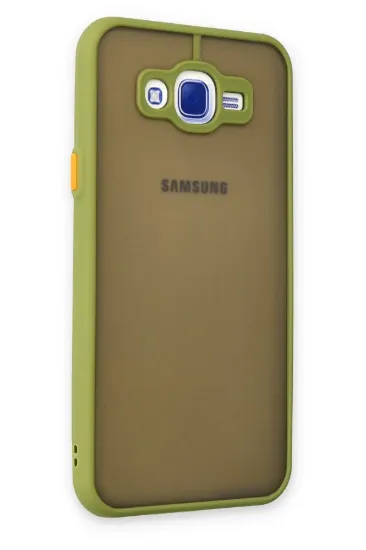 Newface Samsung Galaxy J7 Kılıf Montreal Silikon Kapak - Açık Yeşil resmi