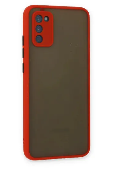 Newface Samsung Galaxy S20 FE Kılıf Montreal Silikon Kapak - Kırmızı resmi