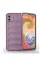 Newface Samsung Galaxy A04E Kılıf Optimum Silikon - Mor resmi