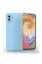 Newface Samsung Galaxy A04E Kılıf Optimum Silikon - Sky Blue resmi