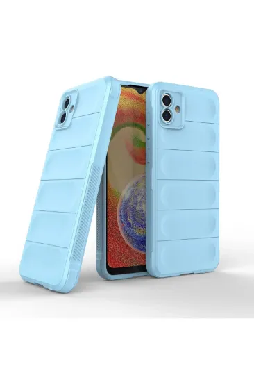 Newface Samsung Galaxy A04E Kılıf Optimum Silikon - Sky Blue resmi