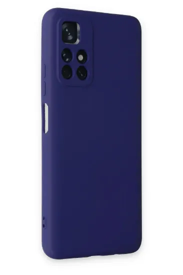 Newface Xiaomi Redmi Note 11T Kılıf Nano içi Kadife Silikon - Mor resmi