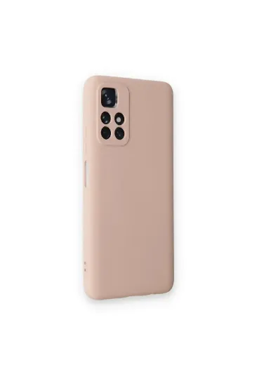 Newface Xiaomi Redmi Note 11T Kılıf Nano içi Kadife Silikon - Pudra resmi