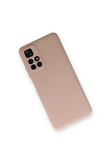 Newface Xiaomi Redmi Note 11T Kılıf Nano içi Kadife Silikon - Pudra resmi