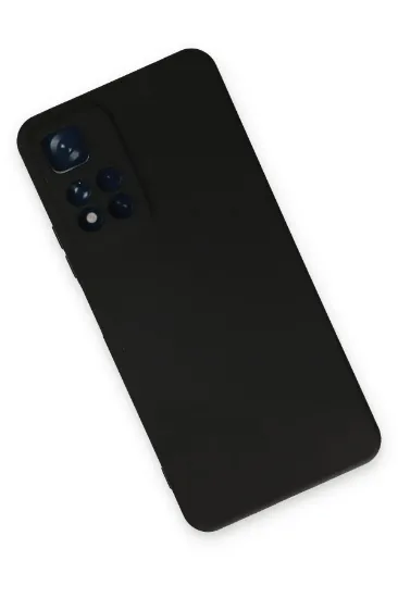 Newface Xiaomi Redmi Note 11 Pro Plus 5G Kılıf Nano içi Kadife Silikon - Siyah resmi